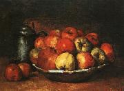 Gustave Courbet Still Life with Apples and Pomegranates oil on canvas